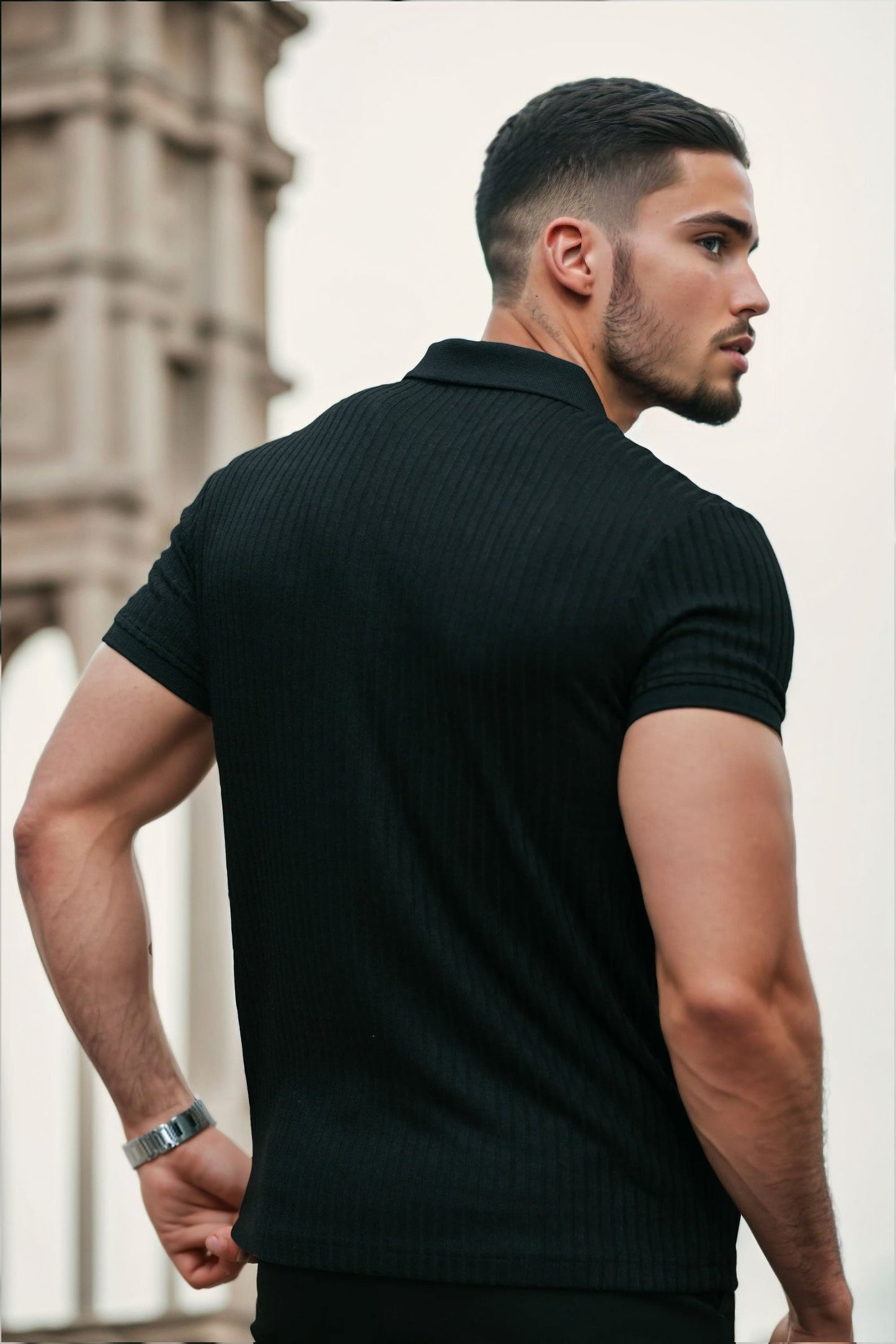THE MARIANNI - RIBBED POLO